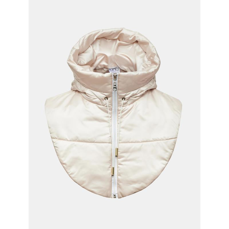 Padded Winter Hood in Beige