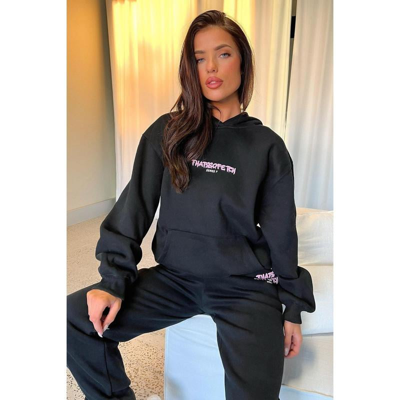 Series 7 Sweatpants - Black/Pink